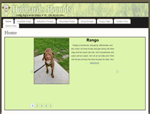 Tablet Screenshot of hubbardshounds.com